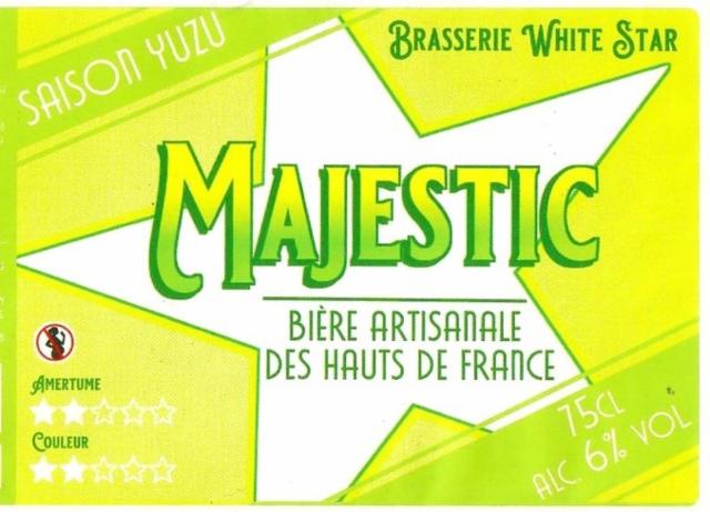 Majestic Saison Yuzu 6.0%, Brasserie White Star, France