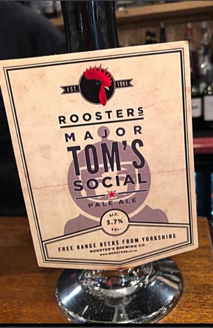 Major Tom's Social 3.7%, Rooster's Brewing Co., England