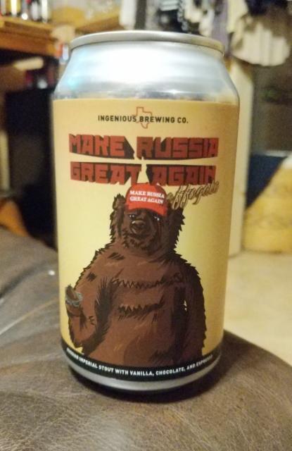 Make Russia Great Again Affogato 12.5%, Ingenious Brewing Co., United States