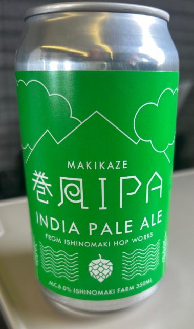 Makikaze IPA 6.0%, Ishinomaki Hop Works, Japan