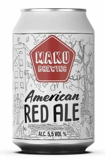 Maku American Red Ale / Amber Ale 5.5%, Maku Brewing, Finland