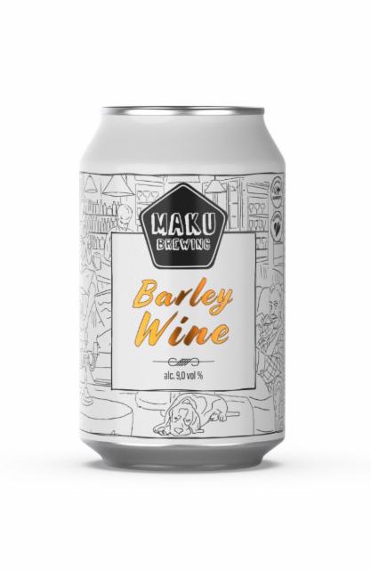 Barley Wine Vintage 2020 9.0%, Maku Brewing, Finland