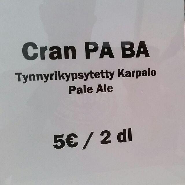 Cran PA BA 5.0%, Maku Brewing, Finland