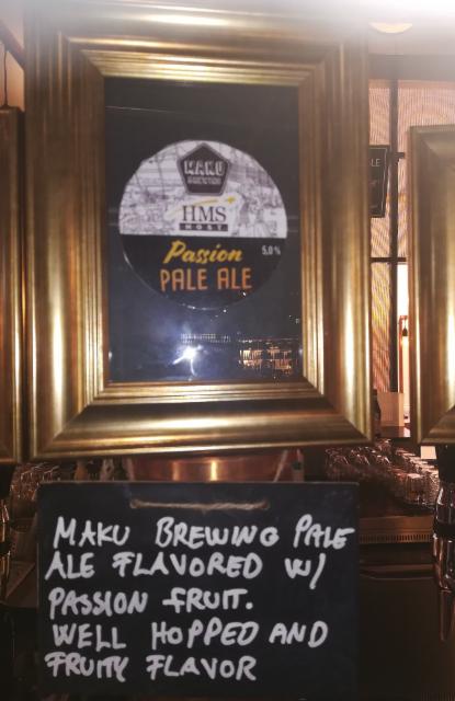 HMS Host Passion Pale Ale 5.0%, Maku Brewing, Finland