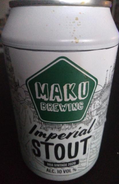 Imperial Stout BBA Vintage 2020 10.0%, Maku Brewing, Finland
