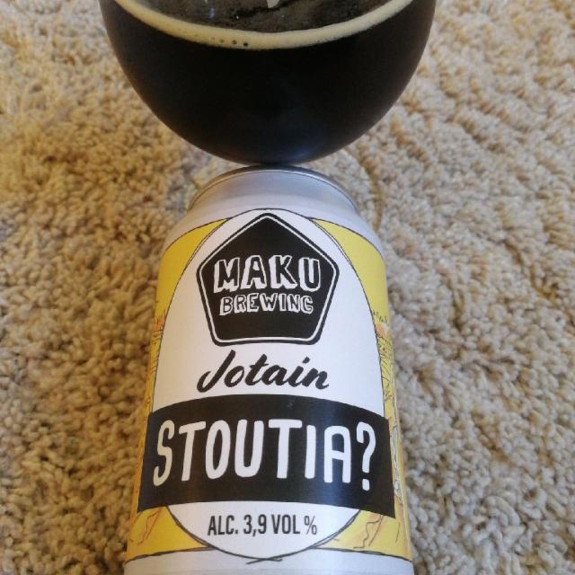 Jotain Stoutia? 3.9%, Maku Brewing, Finland