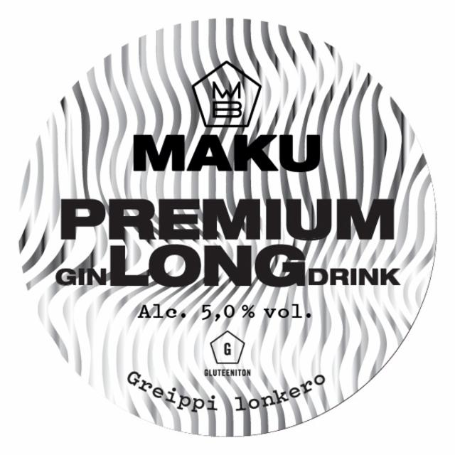 Maku Premium Gin Long Drink 5.0%, Maku Brewing, Finland