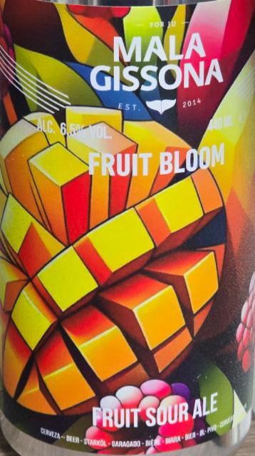 mala gissona fruit bloom 6.5%, Naparbier, Spain