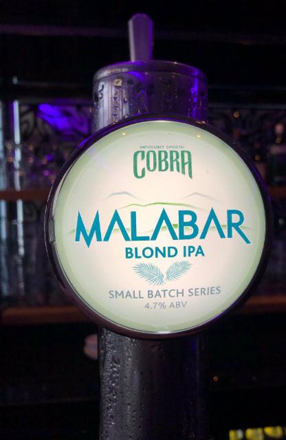 Malabar Blond IPA 4.7%, Molson Coors UK (MolsonCoors), England