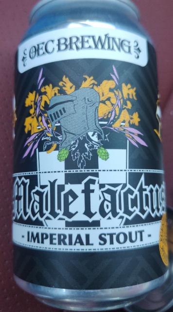 Malefactus 10.0%, OEC Brewing (Ordinem Ecentrici Coctores), United States