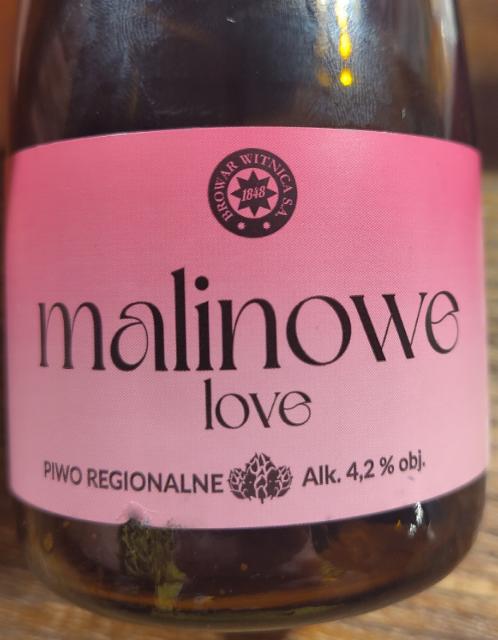 Malinowe Love 4.2%, Browar Witnica, Poland