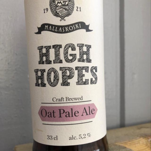 High Hopes 5,2 %, Mallaskosken Panimo, Finland