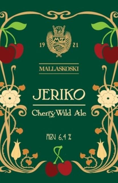 Jeriko Cherry Wild Sour Ale 6.4%, Mallaskosken Panimo, Finland