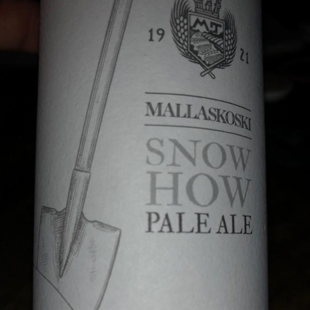 Snow How Pale Ale 5.2%, Mallaskosken Panimo, Finland