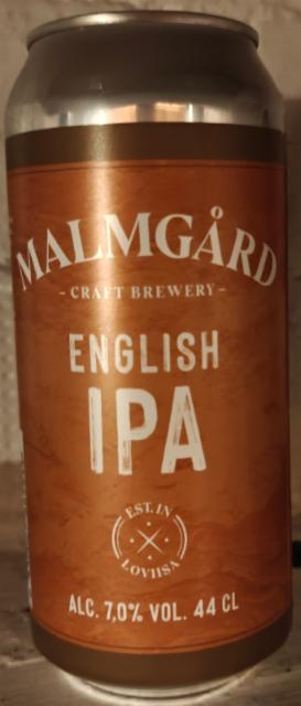MALMGÅRD ENGLISH IPA 7.0%, Malmgårdin Panimo, Finland