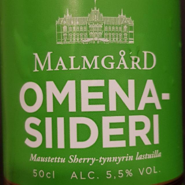 Omenasiideri 5.5%, Malmgårdin Panimo, Finland