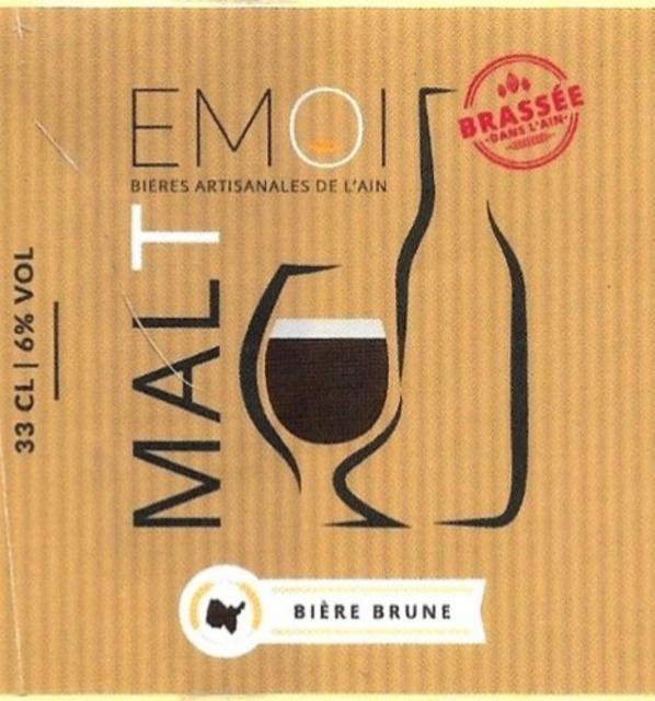 Malt Emoi Brune 6.0%, Brasserie Malt Emoi [Closed], France