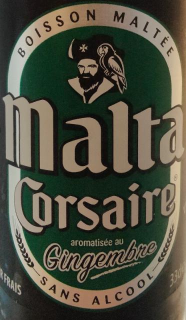 Malta Corsaire Gingembre 0.0%, Brasserie Du Corsaire, Guadeloupe
