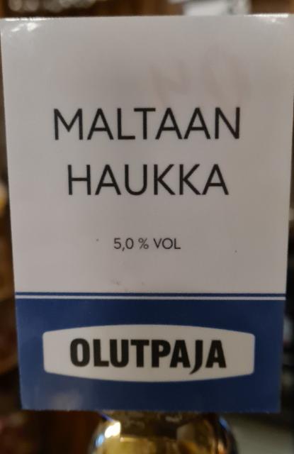 Maltaan Haukka 5.0 %, Olutpaja, Finland