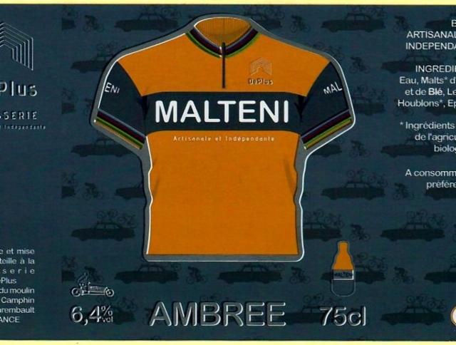 Malteni Ambrée 6.4%, Brasserie DePlus, France