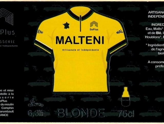 Malteni Blonde 6.3%, Brasserie DePlus, France