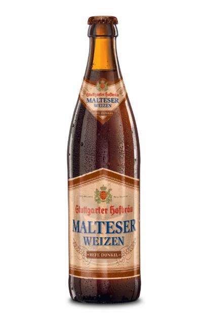 Malteser Weizen Hefe Dunkel 5.0%, Stuttgarter Hofbräu, Germany