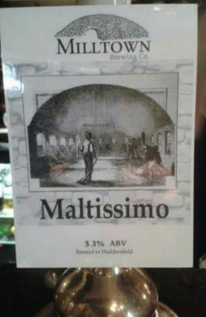 Maltissimo 5.3%, Milltown Brewing, England