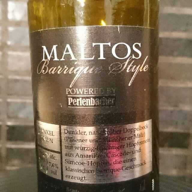 Maltos Barrique Style 7.6%, Frankfurter Brauhaus (TCB Beverages), Germany