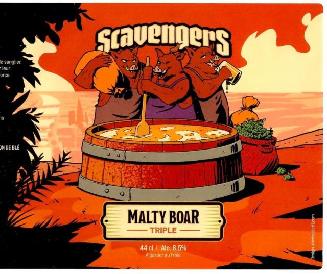 Malty Boar 8.5%, Scavengers Craft Beer, France