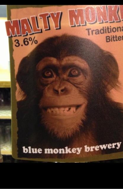 Malty Monkey 3.6%, Blue Monkey Brewery, England