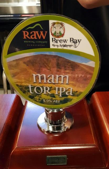 Mam Tor IPA 5.9%, Raw Brewing Company, England
