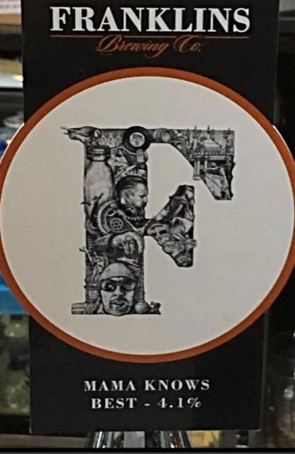 Mama Knows Best 4.1%, Franklins Brewing Co, England