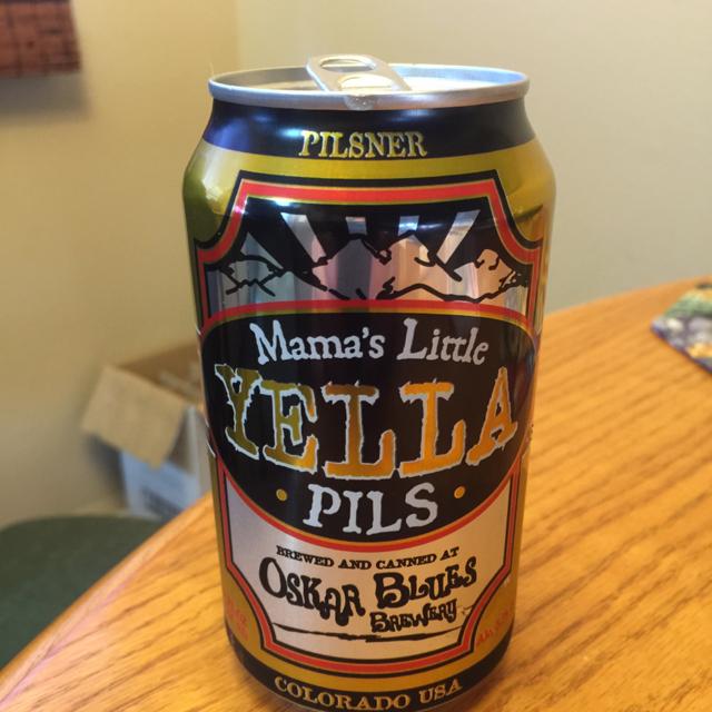 Mama's Little Yella Pils 4.7%, Oskar Blues Brewery, United States