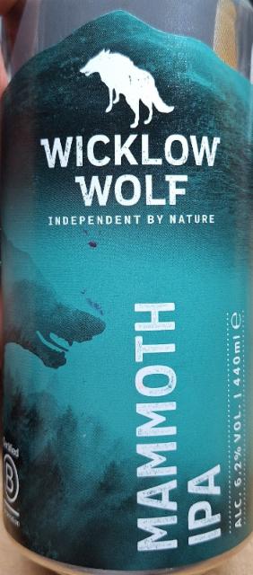 Mammoth 6.2%, Wicklow Wolf Brewing, Ireland