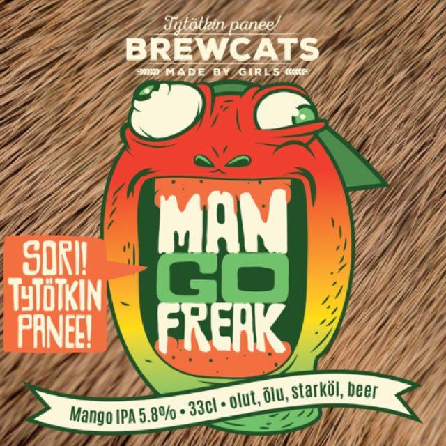 Man Go Freak 5.8%, Brewcats - Sideshow Brewery, Finland