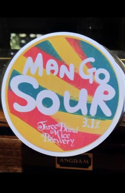 Man Go Sour 3.1%, Three Blind Mice Brewery, England