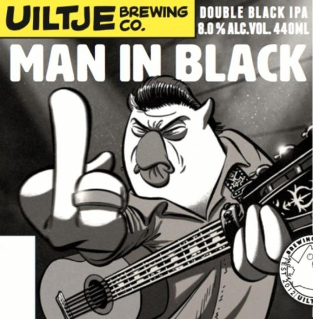 Man In Black 8.0%, Uiltje Brewing Co, Netherlands