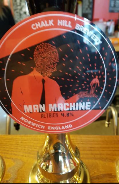 Man Machine 4.8%, Chalk Hill Brewery, England