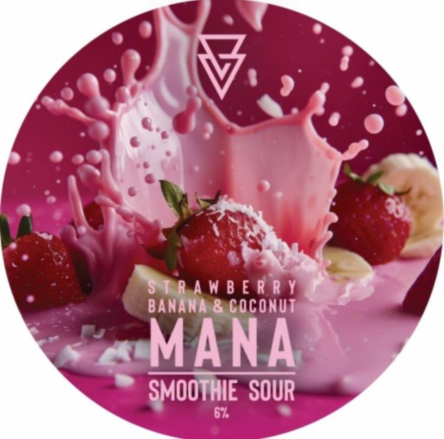 Mana - Strawberry, Banana & Coconut 6.0%, Azvex Brewing Company, England