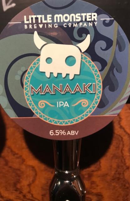 Manaaki 6.5%, Little Monster Brewing Co., England