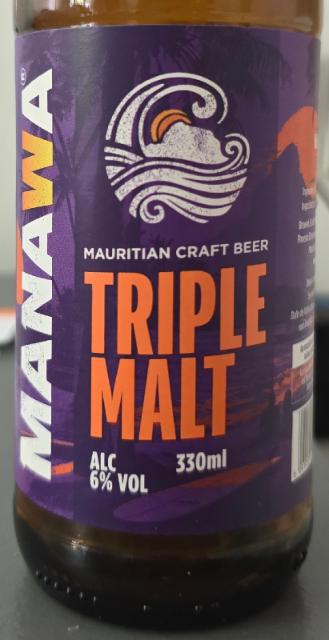 Manawa TRIPLE MALTE 6.0%, Manawa, Mauritius