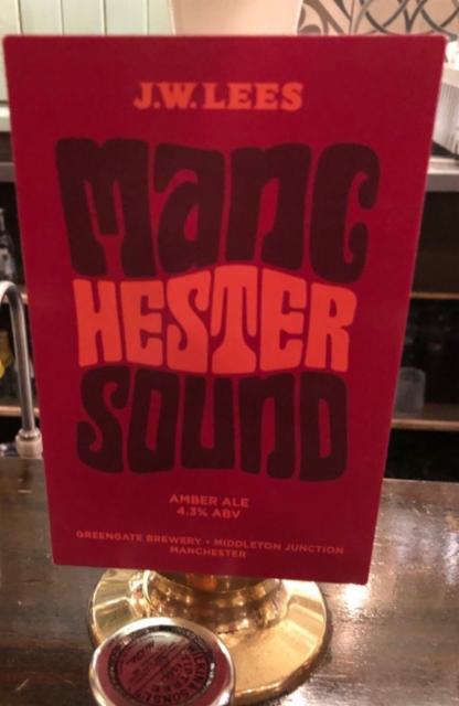 Manchester Sound 4.3%, J.W. Lees Brewery, England