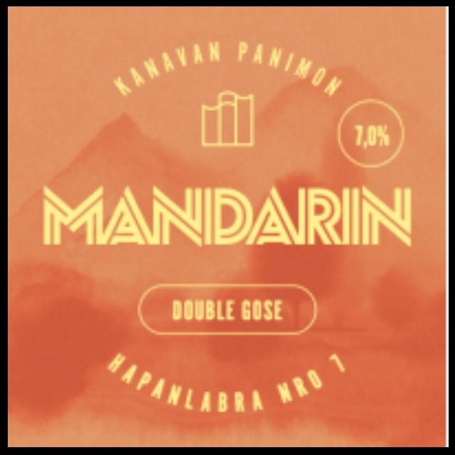 Mandarin Double Gose 7.0%, Kanavan Panimo, Finland