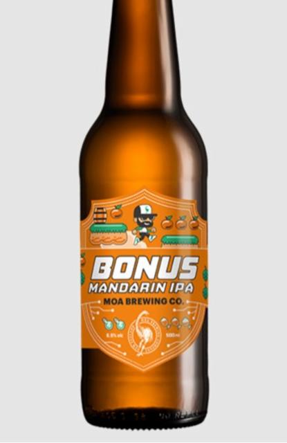 Mandarin IPA 6.5%, Moa Brewing Co, New Zealand