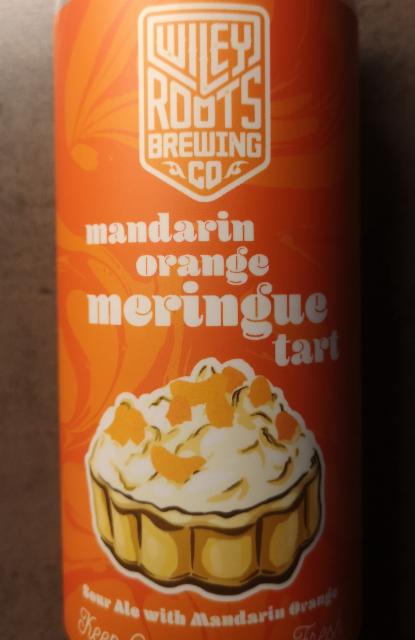 Mandarin Orange Meringue Tart 5.5%, Wiley Roots Brewing Company, United States