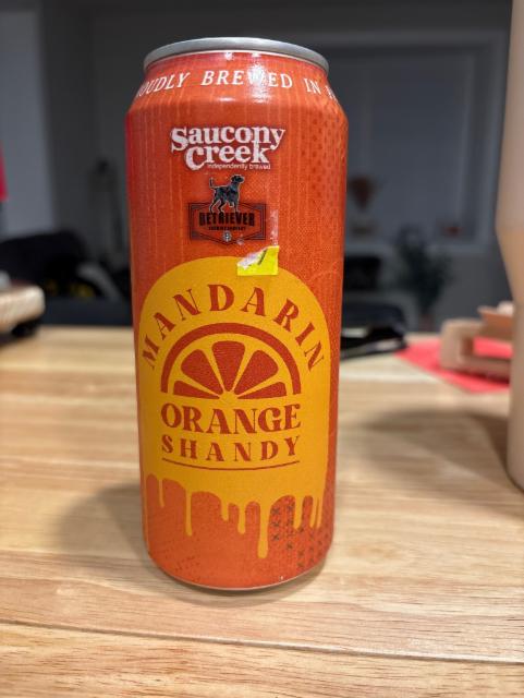 Mandarin orange shandy, Saucony Creek Brewing Co