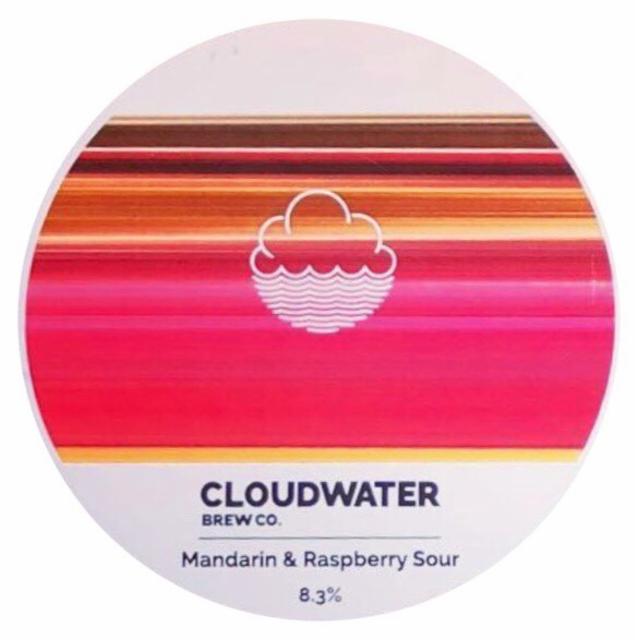 Mandarin Raspberry Sour 8.3%, Cloudwater Brew Co., England
