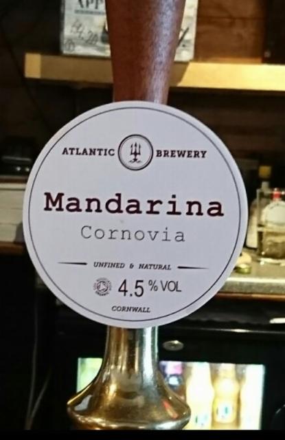 Mandarina Cornovia 4.5%, Atlantic Brewery, England