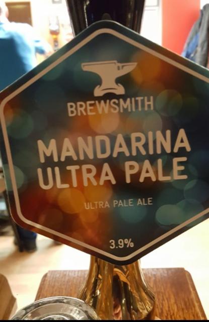 Mandarina Ultra Pale 3.9%, BrewsmithBeer, England