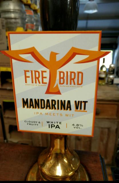 Mandarina Vit 4.8%, Firebird Brewing, England